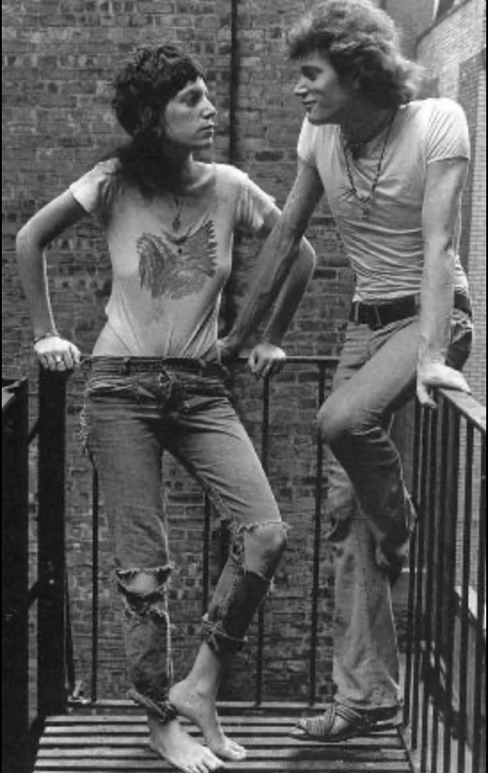 Smith and Mapplethorpe in Chelsea Hotel, NY
